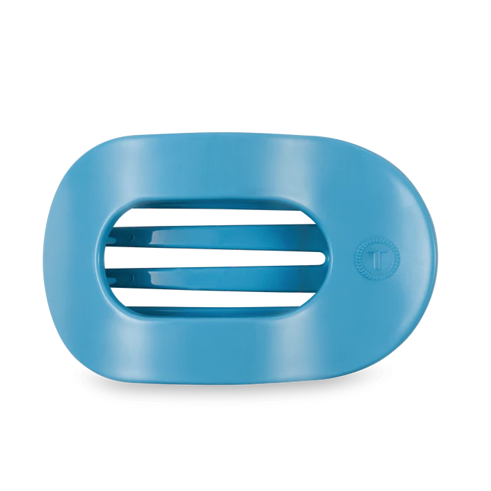 Summer Sky Large Flat Round Hair Clip