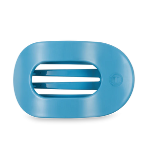 Summer Sky Large Flat Round Hair Clip