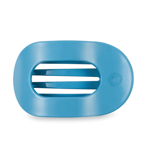 Summer Sky Large Flat Round Hair Clip