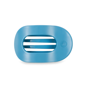 Summer Sky Medium Flat Round Hair Clip