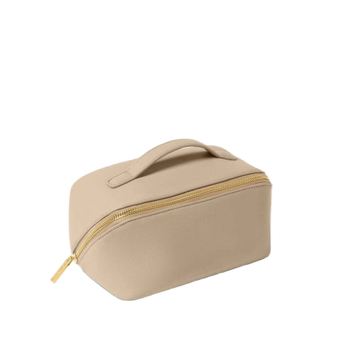 Light Taupe Medium Makeup Bag