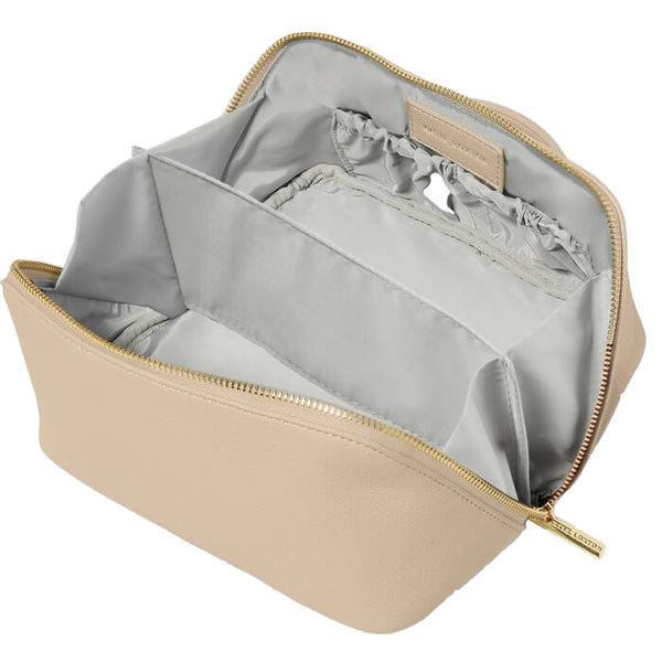 Light Taupe Medium Makeup Bag