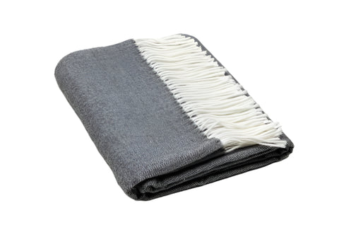 Herringbone Fringe Throw Blanket