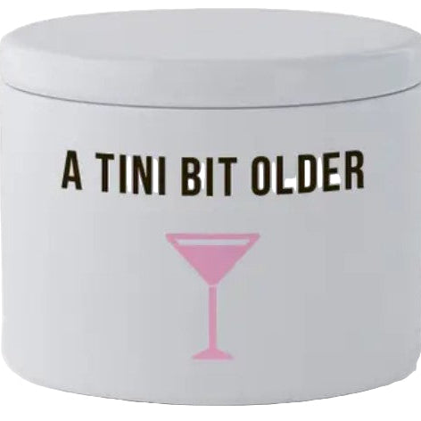 Tin Saying Candle