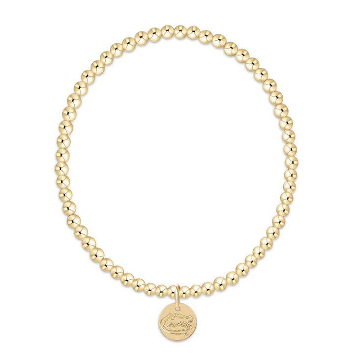 Florida Ecollegiate Gold 3mm Bracelet