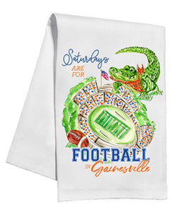 Saturdays are for Football Gainesville Tea Towel