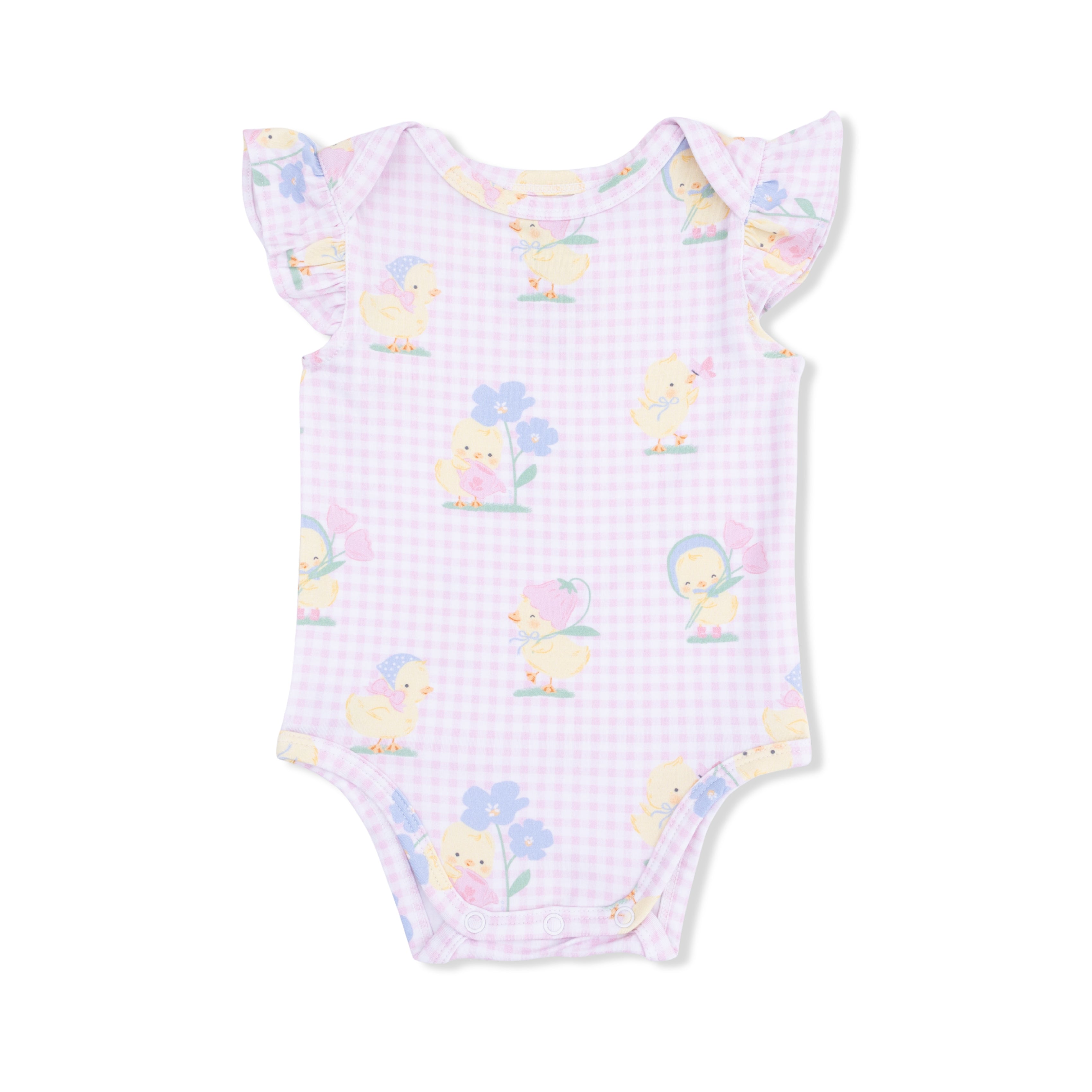 Pink Duckling Short Sleeve Bodysuit