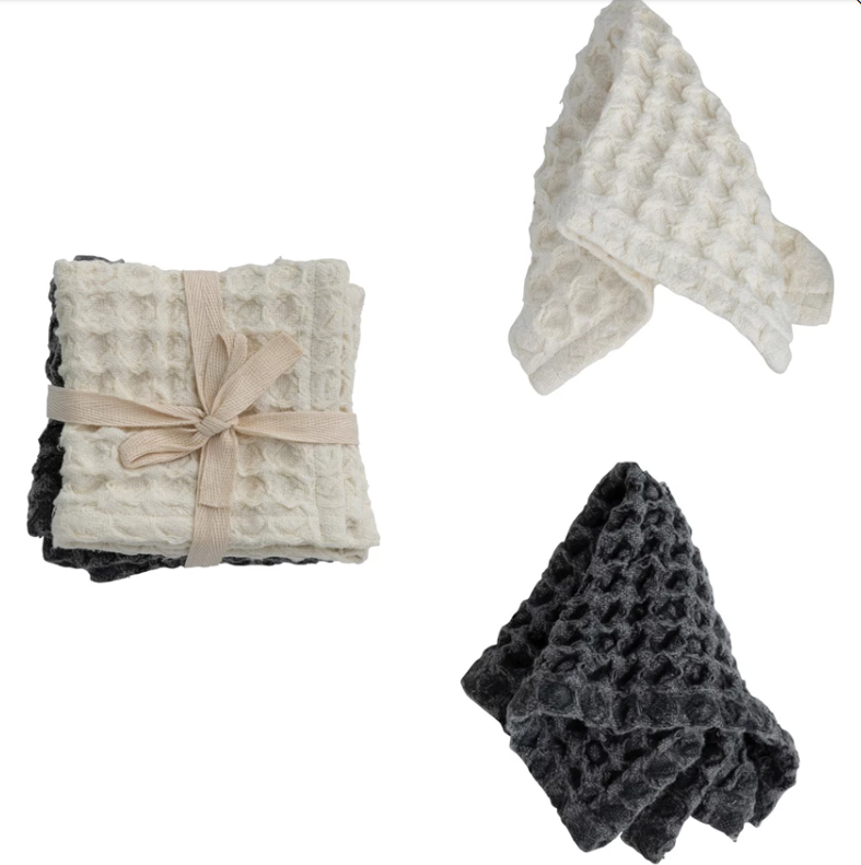 Waffle Weave Dish Cloths