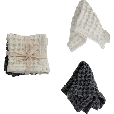 Waffle Weave Dish Cloths