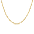 15" Choker Beaded Classic Gold 3mm