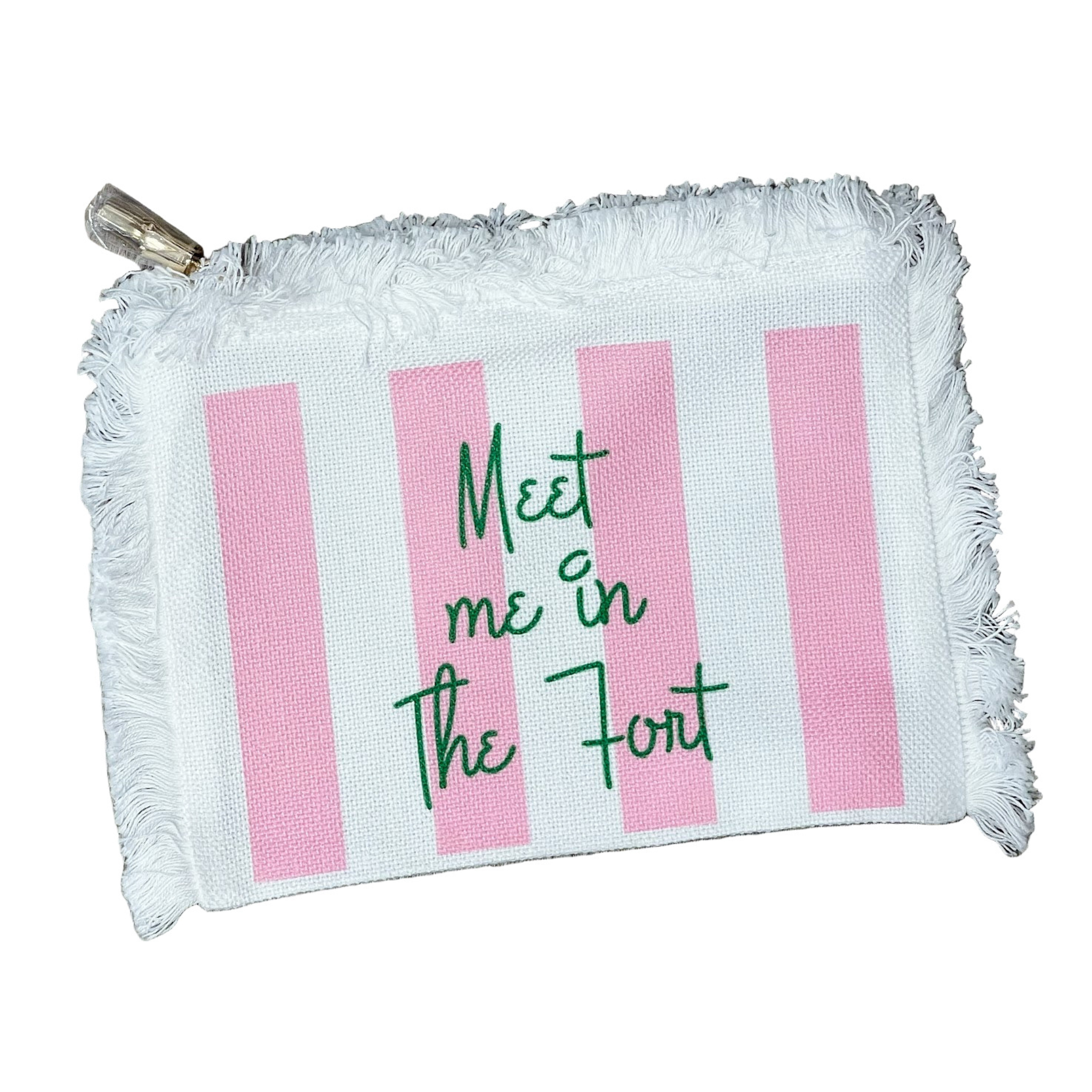 Meet Me in The Fort Fringe Zip Bag