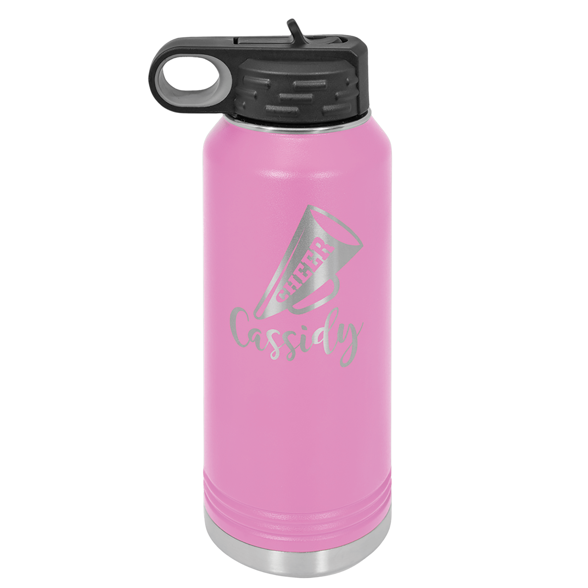 Custom Light Purple Water Bottle