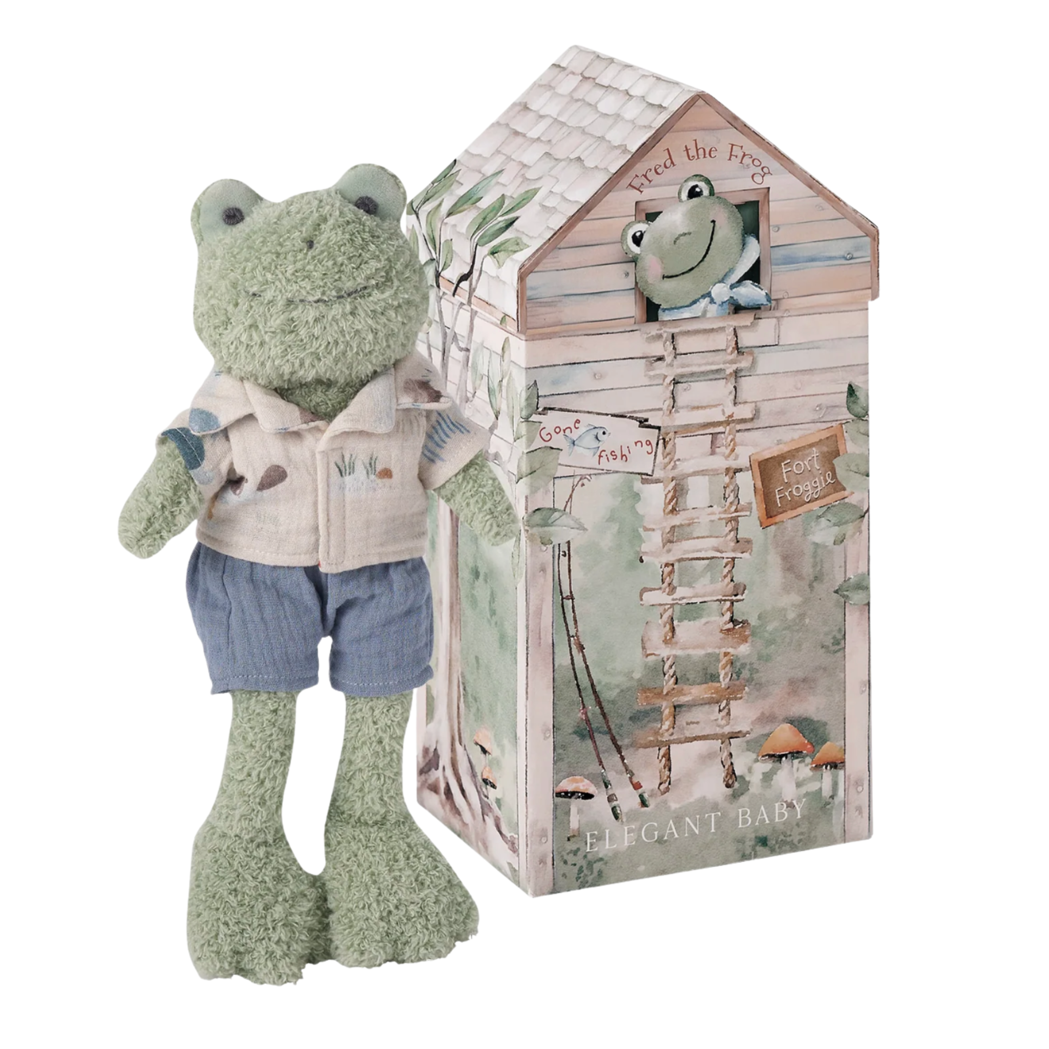 Fred the Frog Boxed Plush Toy