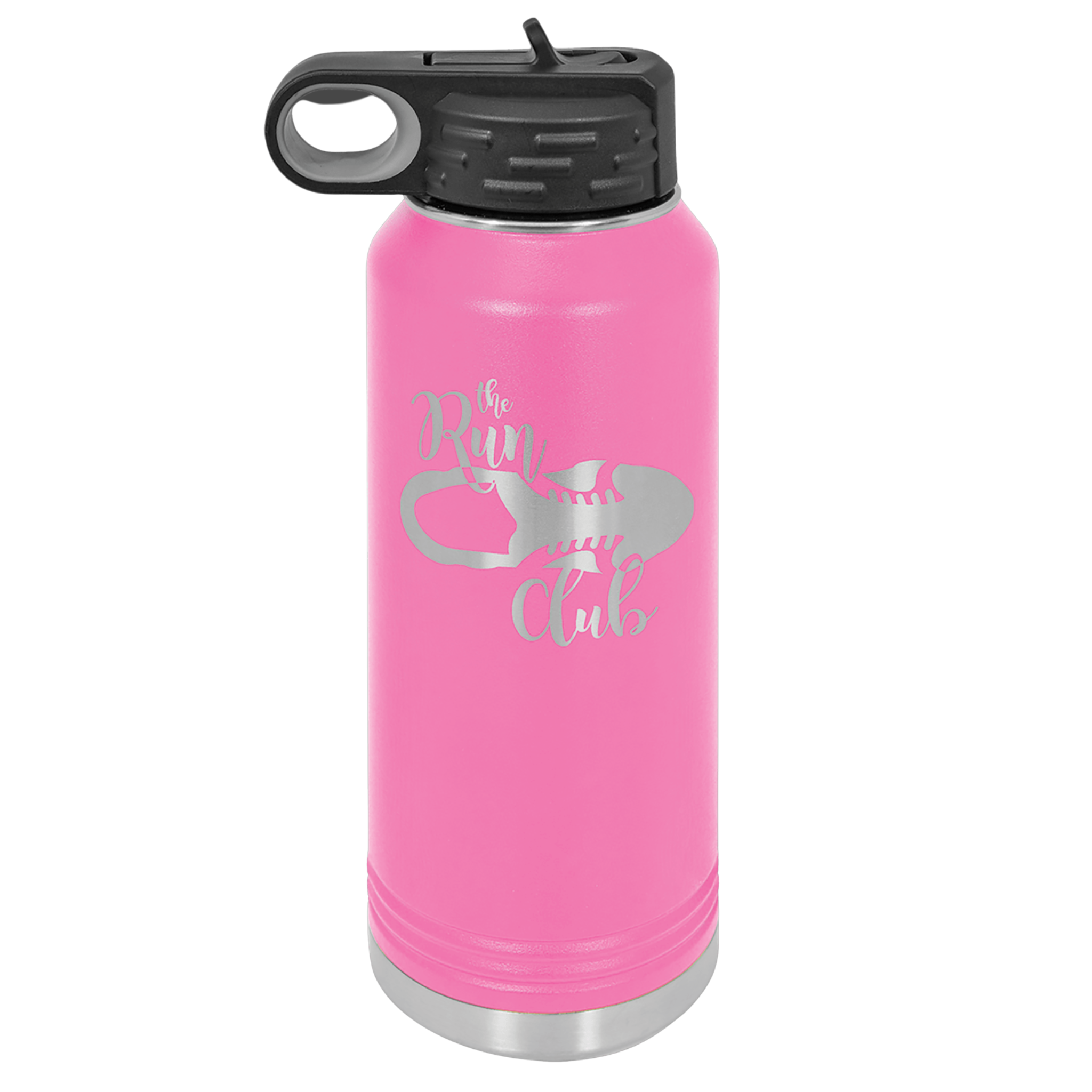 Custom Pink Water Bottle