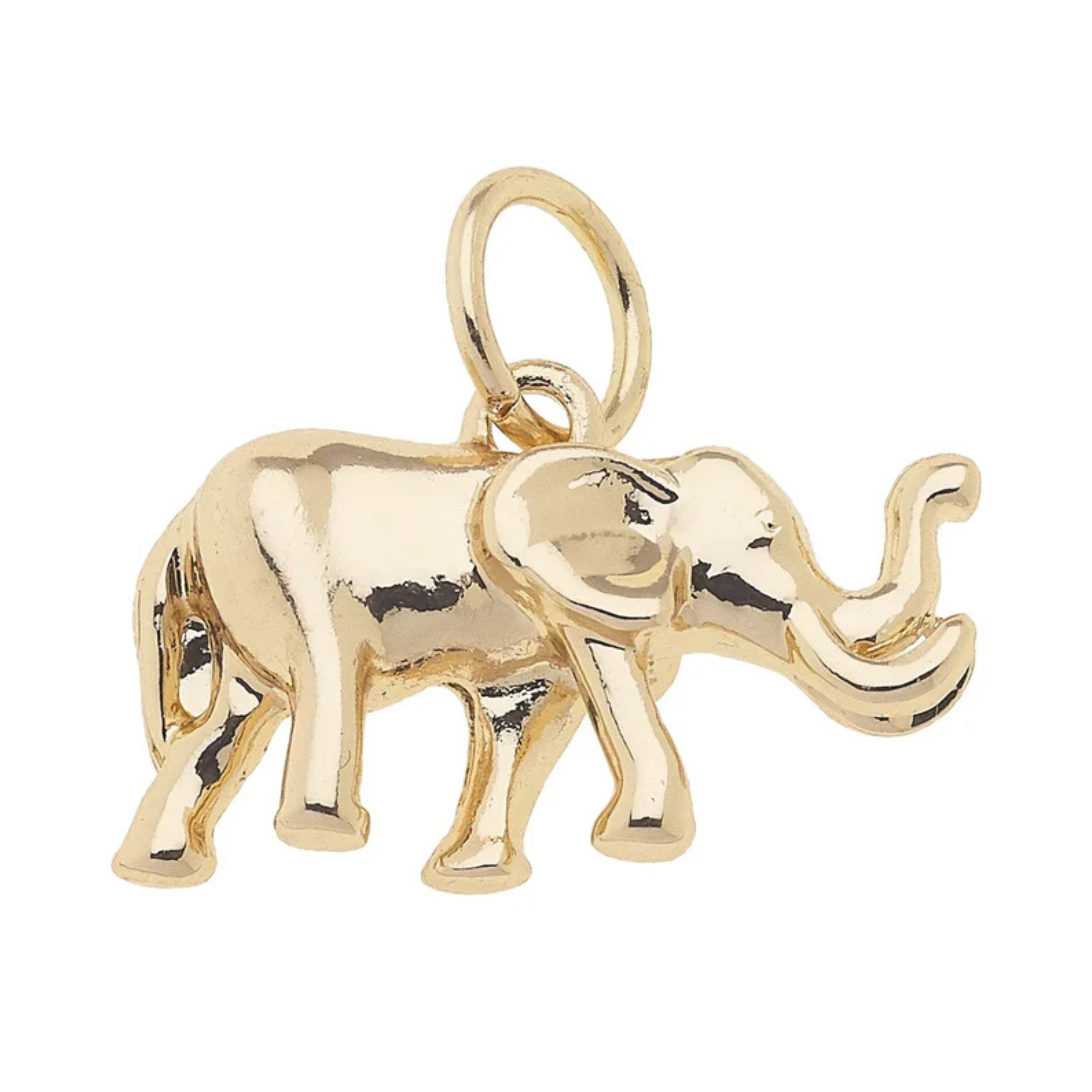 Elephant Charm Gold