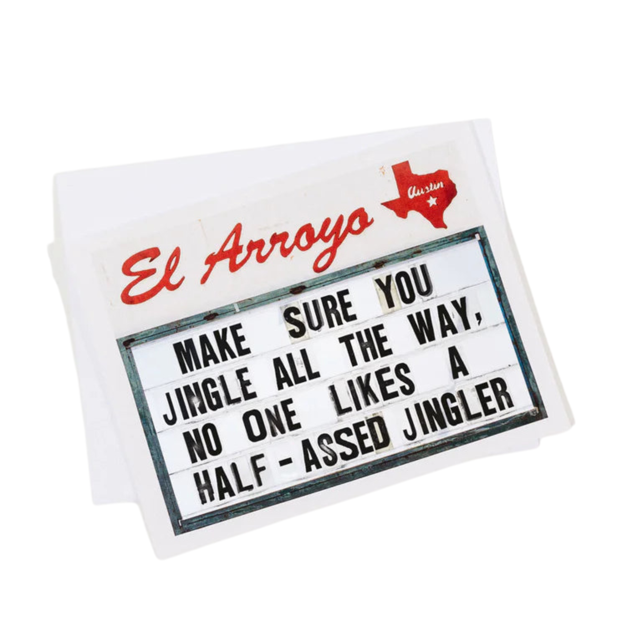 Half-Assed Jingler Card
