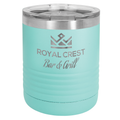 Custom Teal Lowball Tumbler