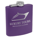 Purple Metal Flask