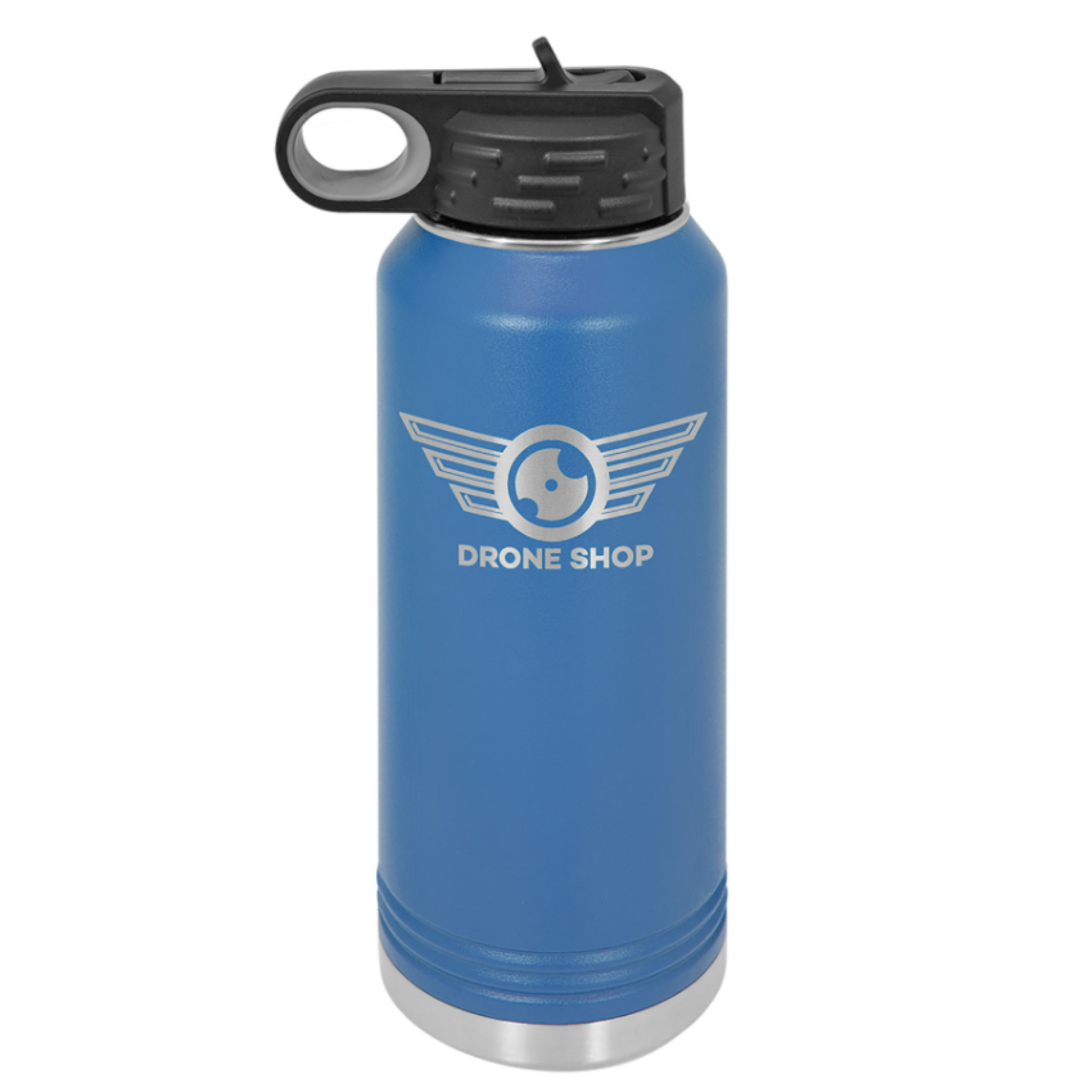 Custom Royal Blue Water Bottle