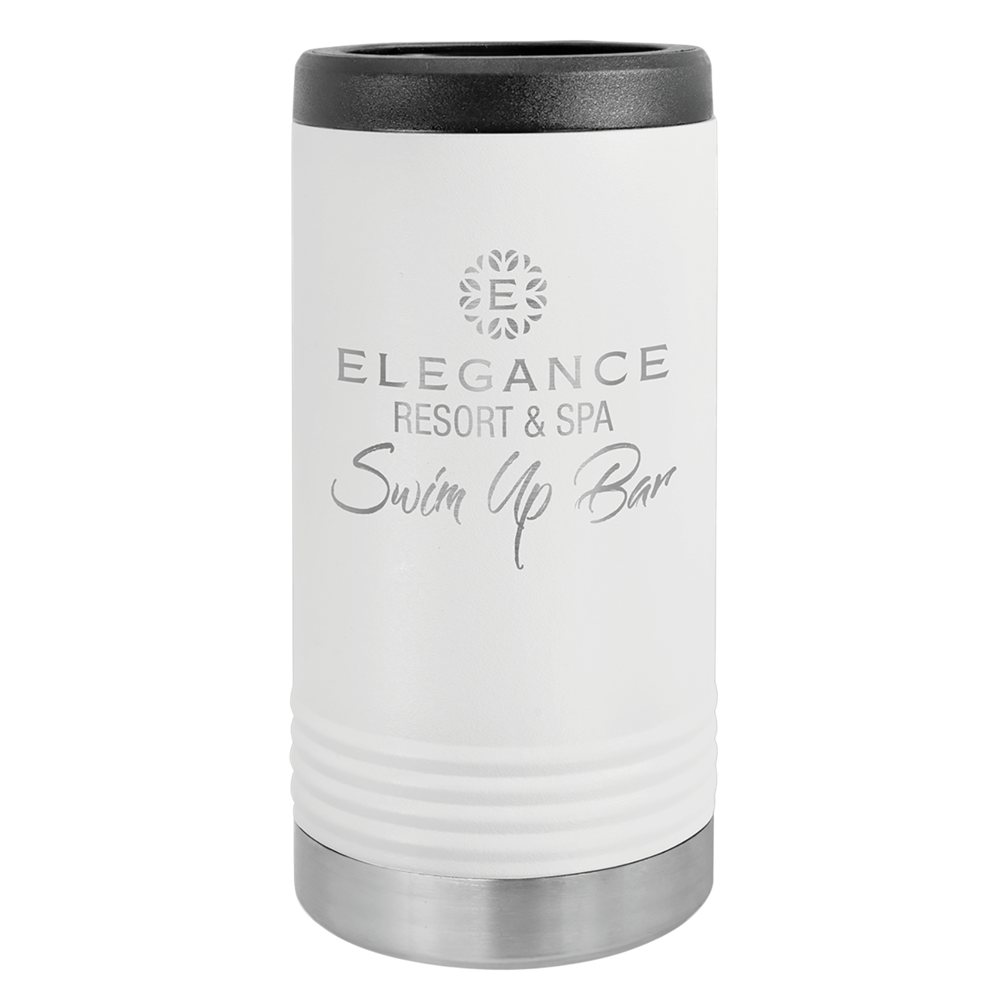 Custom White Skinny Can Koozie