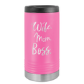 Custom Pink Skinny Can Koozie