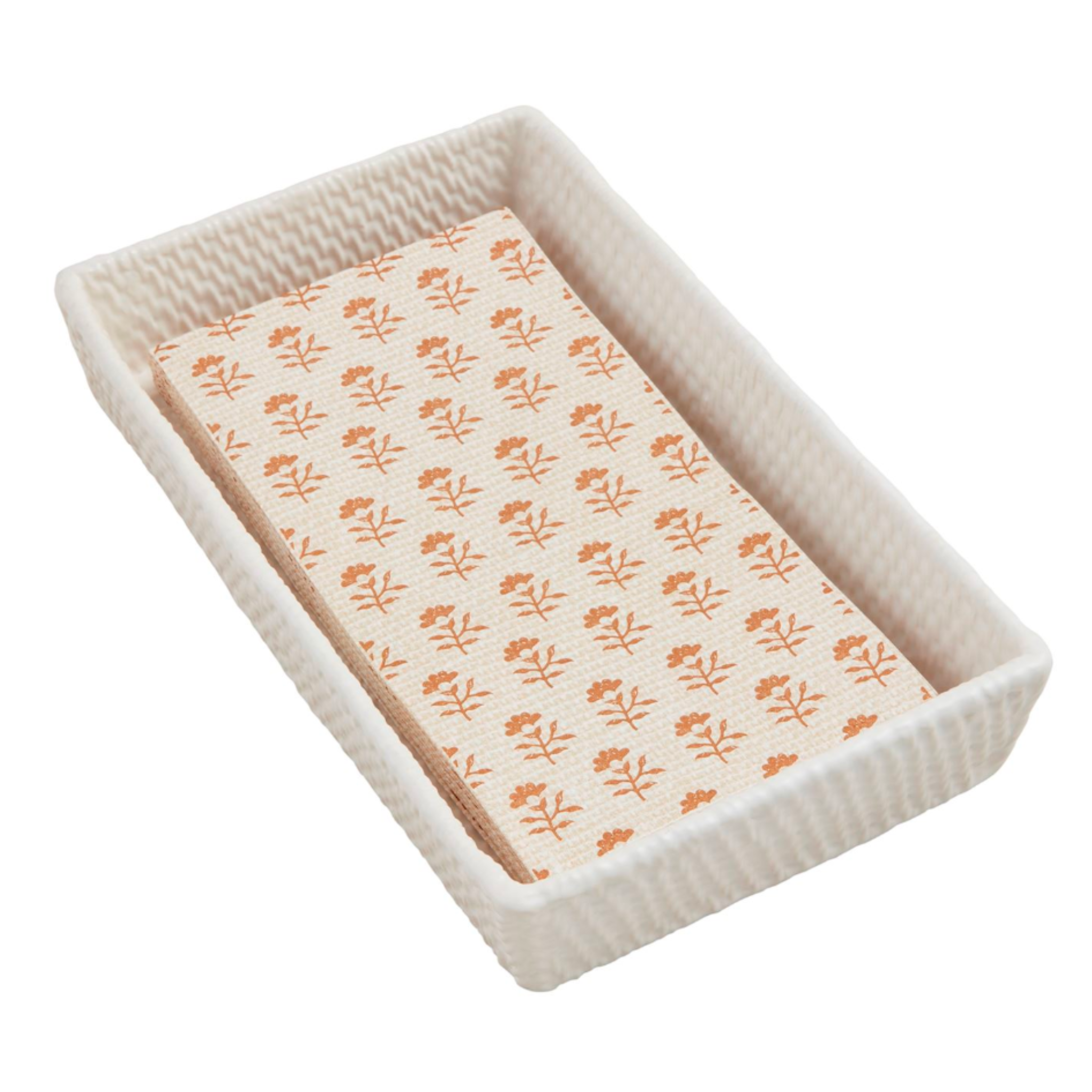 Woven Stoneware Guest Towel Set