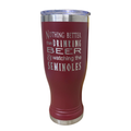 Custom Maroon Pilsner Tumbler
