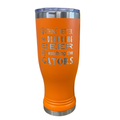 Custom Orange Pilsner Tumbler