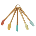 Silicone & Beech Wood Mini Kitchen Utensils