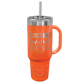 Orange 40oz Travel Tumbler