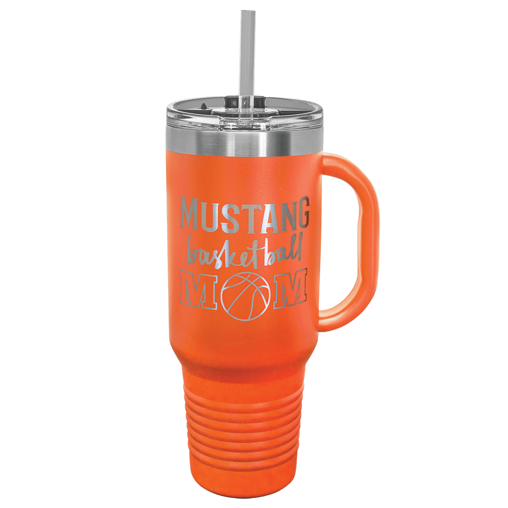 Orange 40oz Travel Tumbler