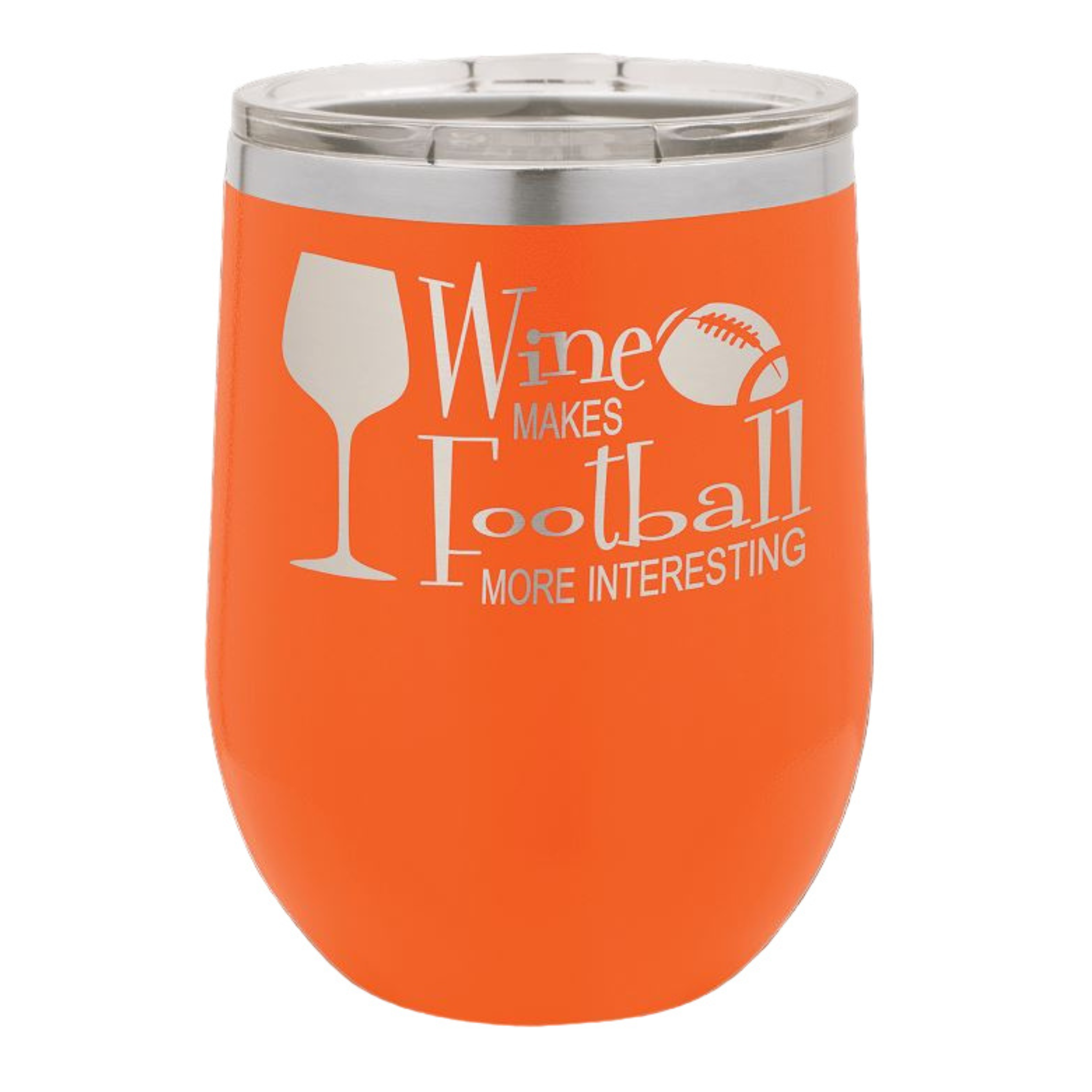 Custom Orange Wine Tumbler