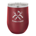 Custom Maroon Wine Tumbler
