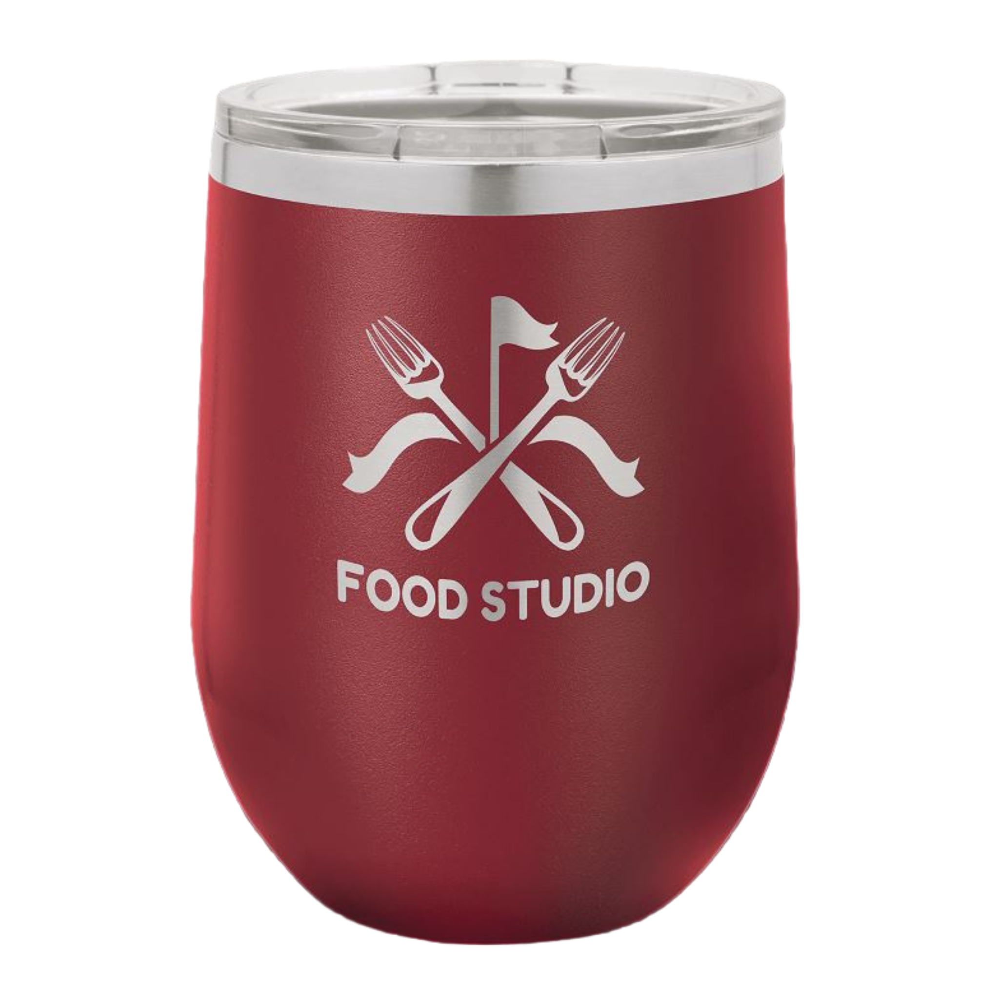 Custom Maroon Wine Tumbler