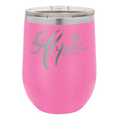 Custom Pink Wine Tumbler