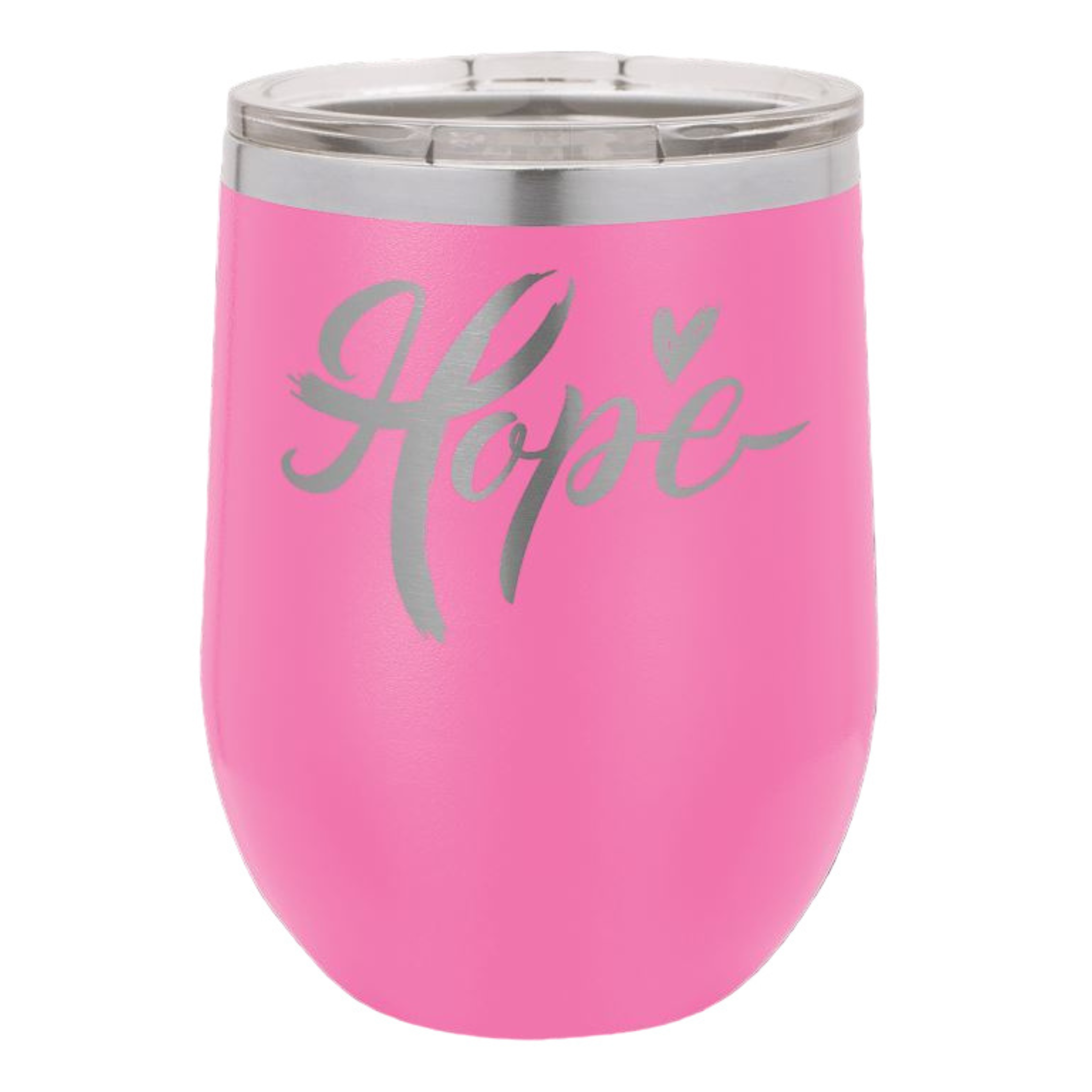 Custom Pink Wine Tumbler
