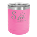 Custom Pink Lowball Tumbler