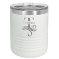 Custom White Lowball Tumbler