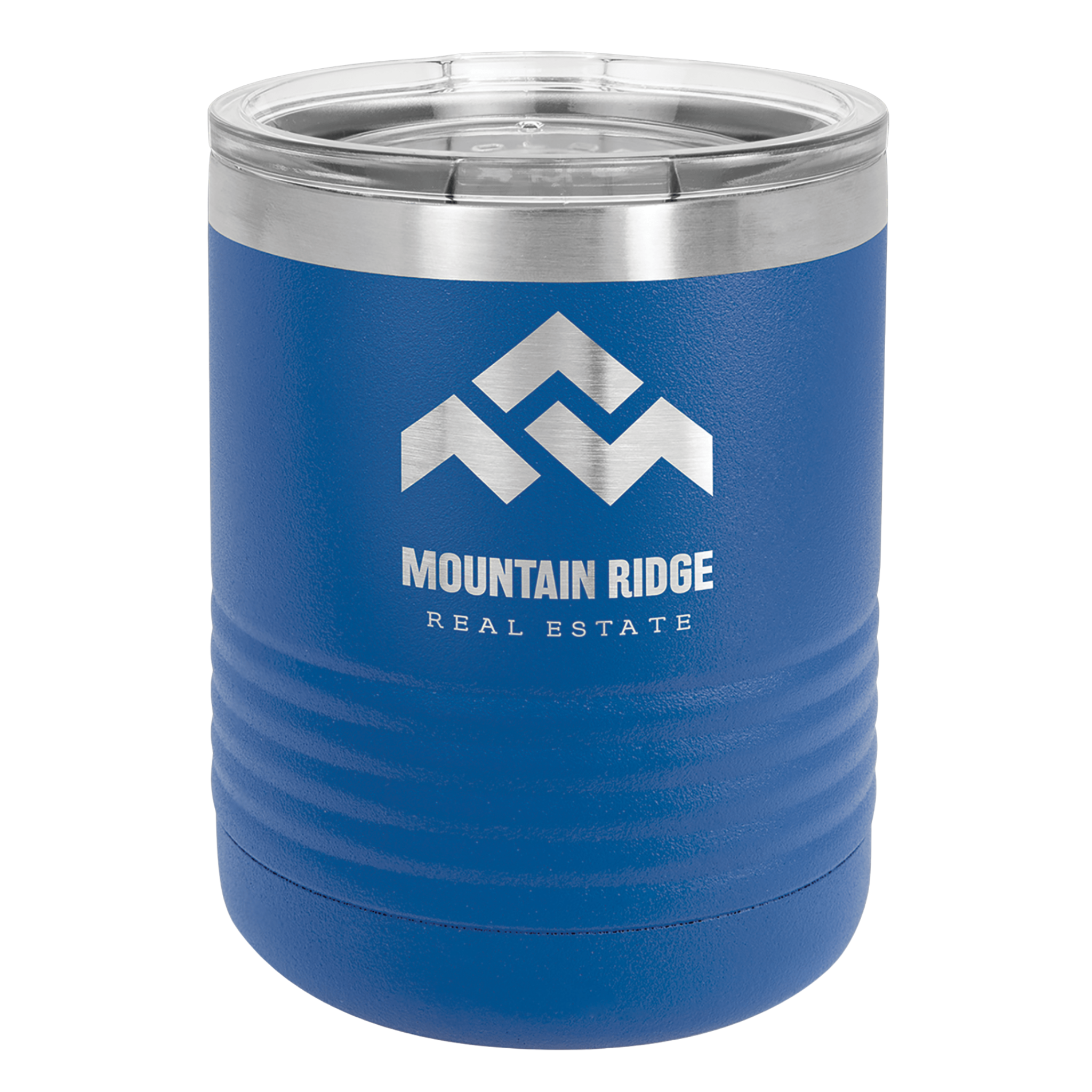 Custom Royal Blue Lowball Tumbler