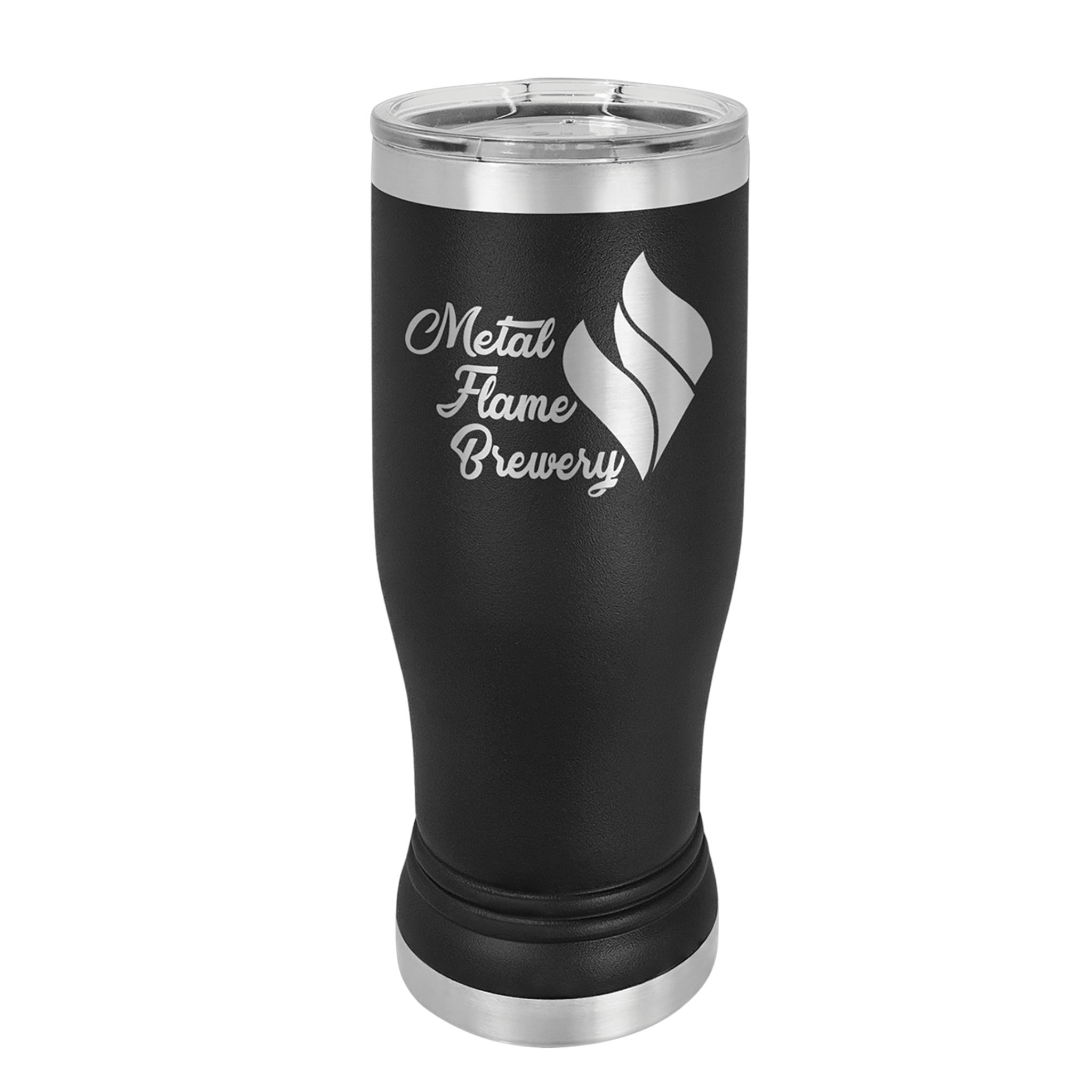 Custom Black Pilsner Tumbler