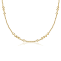 17" Choker Hope Unwritten -  4mm Gold