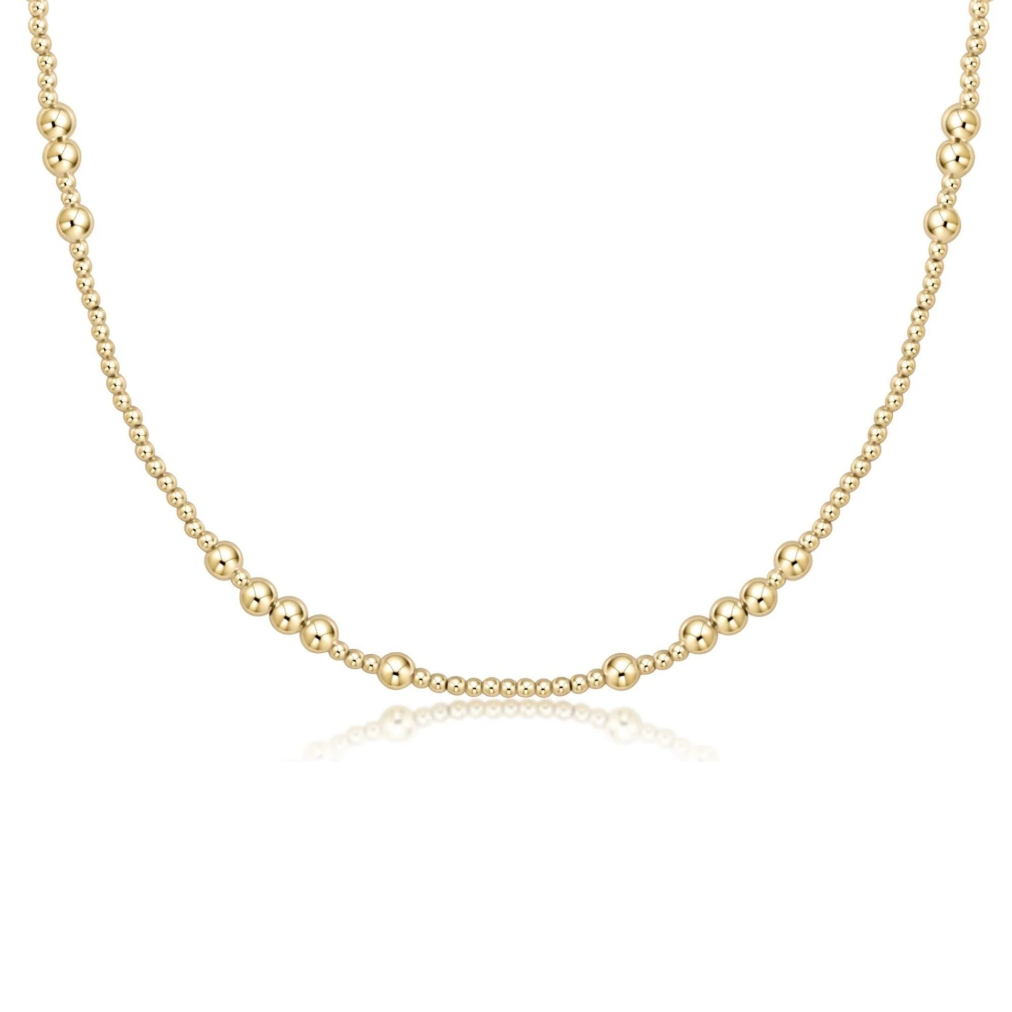 17" Choker Hope Unwritten -  4mm Gold