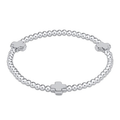 Signature Cross 3mm Sterling Bracelet