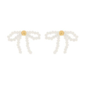 Glass Bow Earrings