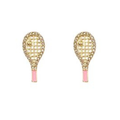 Tennis Pink Earrings