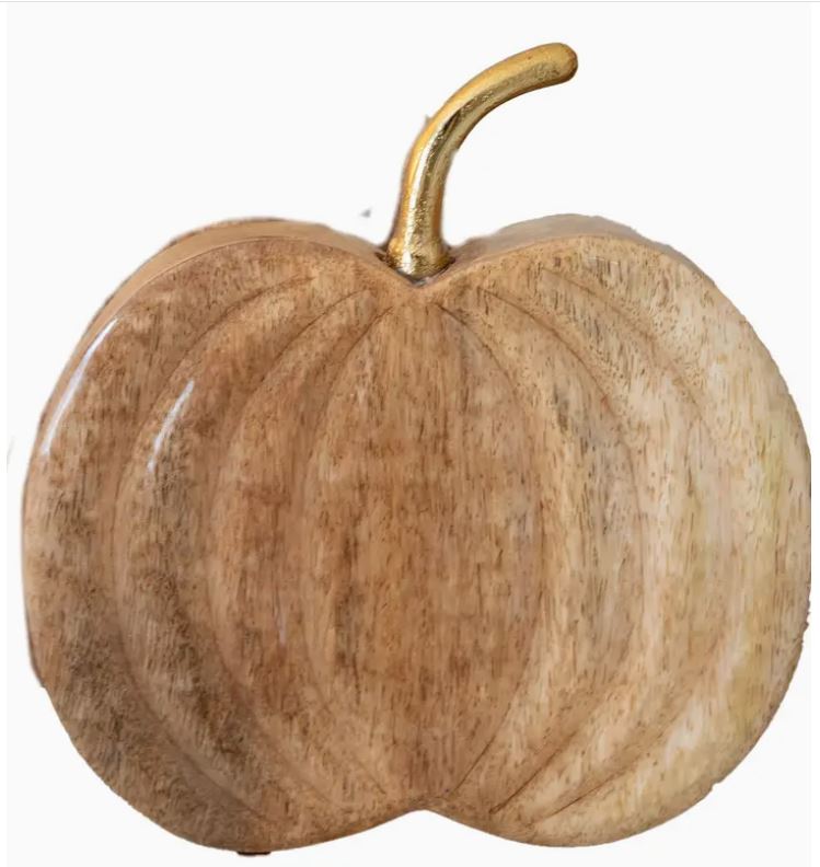 Wood Natural Pumpkin Gold