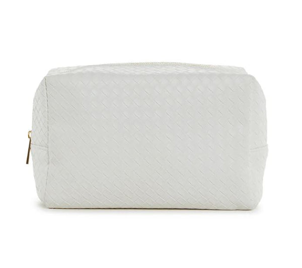 Luxe Woven Everyday Cosmetic Bag