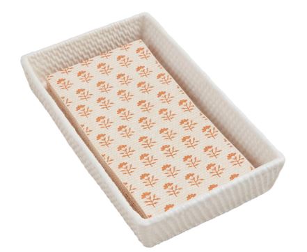Woven Stoneware Guest Towel Set