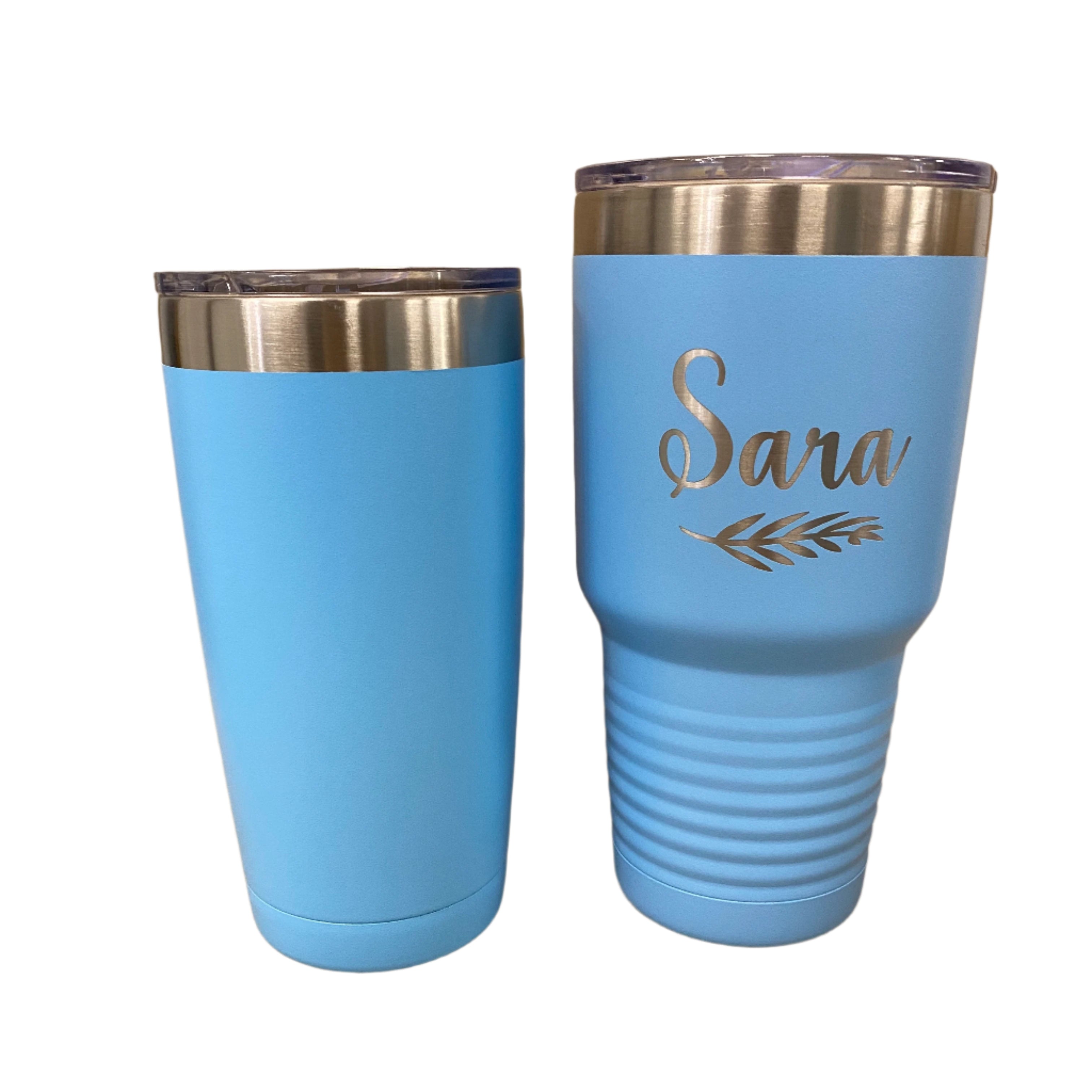 Custom Light Blue Polar Camel Tumblers