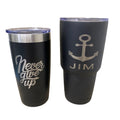 Custom Black Tumblers